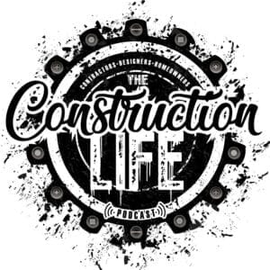 construction life podcast logo construction life podcast logo